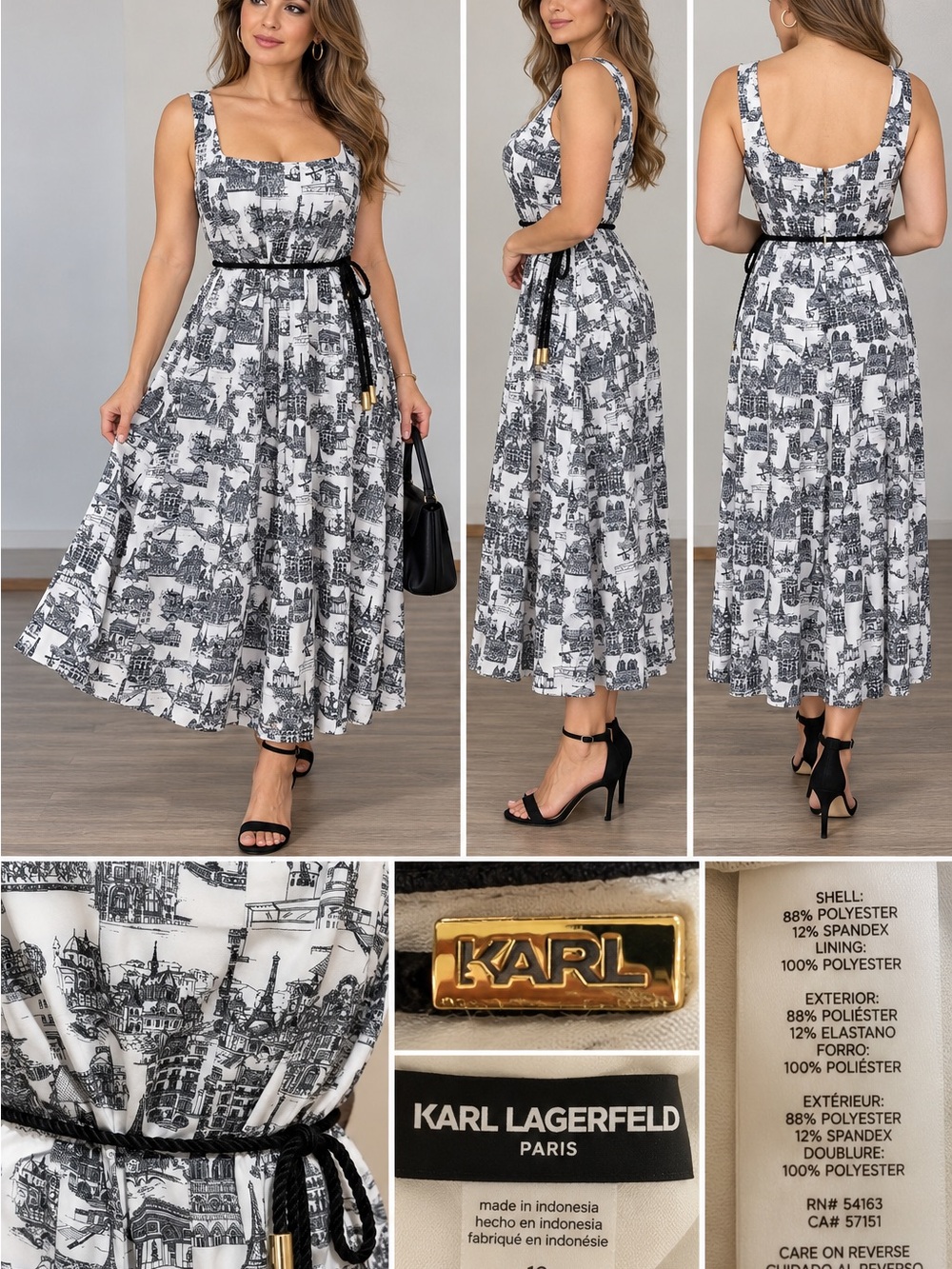 Karl Lagerfeld Paris Printed dress